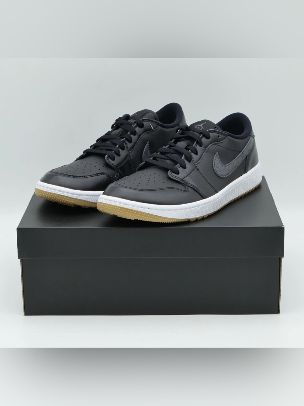 Air Jordan 1 Low Men’s Golf Shoes DD9315-005 Black Gum Mens size 7 8 9.5 10 nike